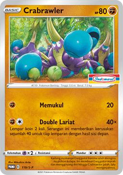 Crabrawler (S-P/ID 119) Sword & Shield Indonesian Promos ID