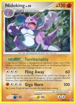 Nidoking Lv.59 Pokemon card from Rising Rivals