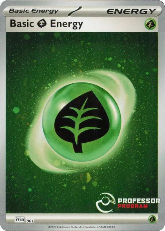 Grass Energy (2023) Pokemon card from Professor Program Promos