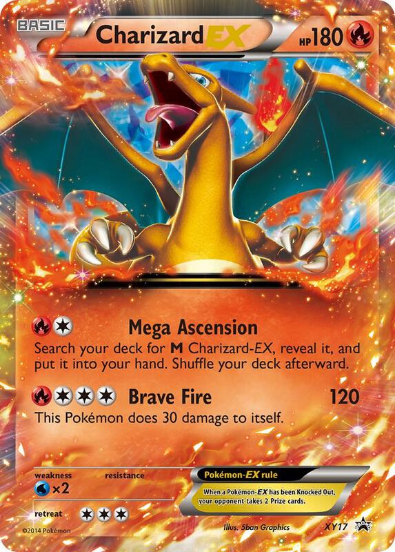 Charizard EX - XY17 Pokemon card from XY Promos