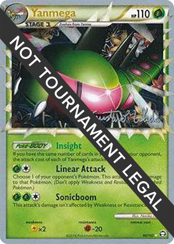 Yanmega - 2011 (Gustavo Wada) Pokemon card from World Championship Decks