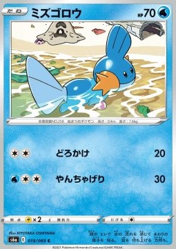 Mudkip Pokemon card from Eevee Heroes