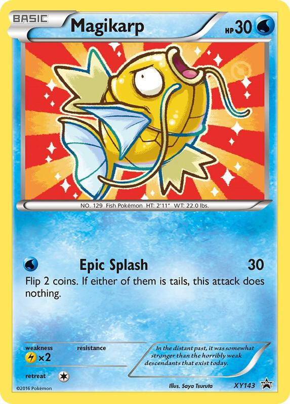 Magikarp Pokemon card from XY Promos