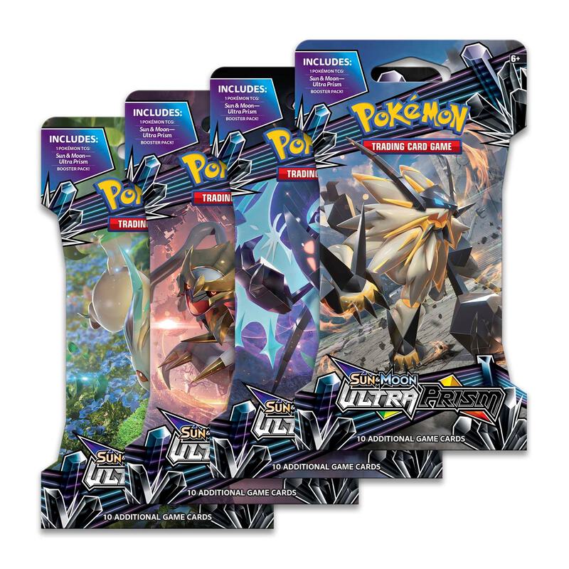 Ultra Prism Sleeved Booster Pack Art Bundle [Set of 4] Pokemon card from SM - Ultra Prism