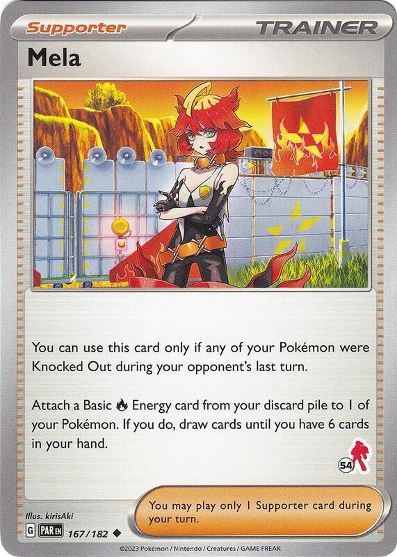 Mela - Armarouge 54 Pokemon card from Battle Academy 2024