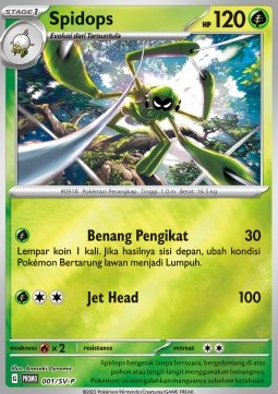 Spidops (SV-P/ID 001) Scarlet & Violet Indonesian Promos ID