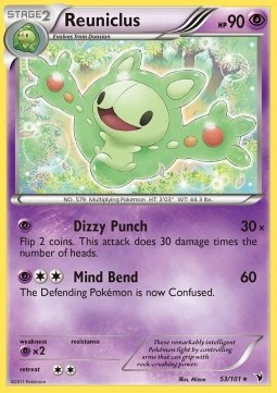 Reuniclus (Holo) Pokemon card from Noble Victories