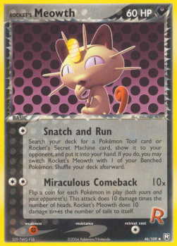 Rocket's Meowth (Holo)