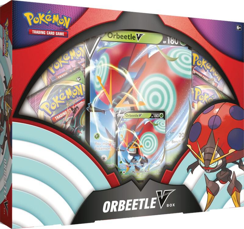 Orbeetle V Box Pokemon card from SWSH04: Vivid