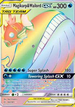 Magikarp & Wailord GX (Holo)