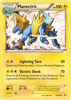 Manectric Pokemon card from Deck Exclusives