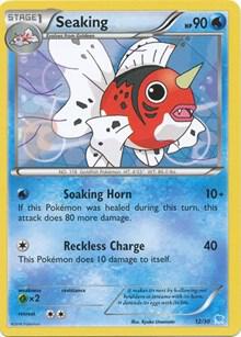 Seaking (12) Pokemon card from XY Trainer Kit: Pikachu Libre & Suicune