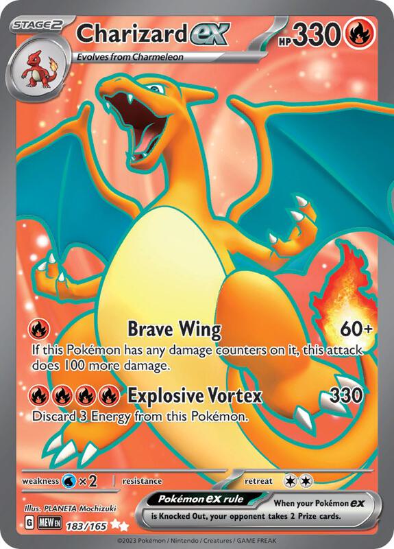 Charizard ex Pokemon card from SV: Scarlet & Violet 151