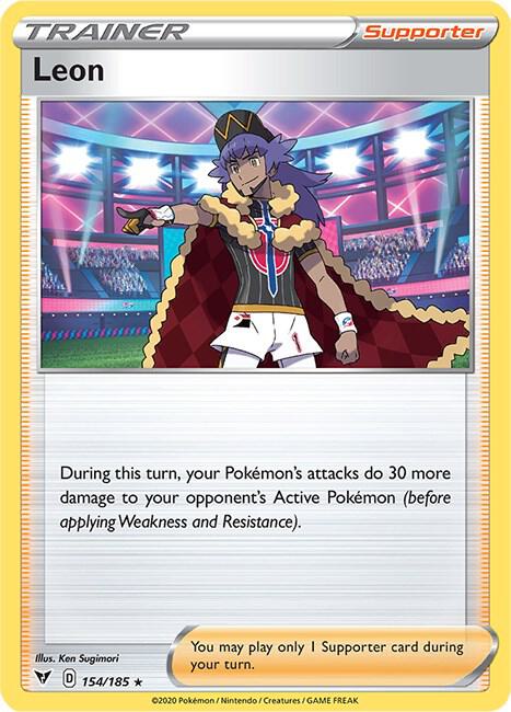 Leon Pokemon card from Deck Exclusives