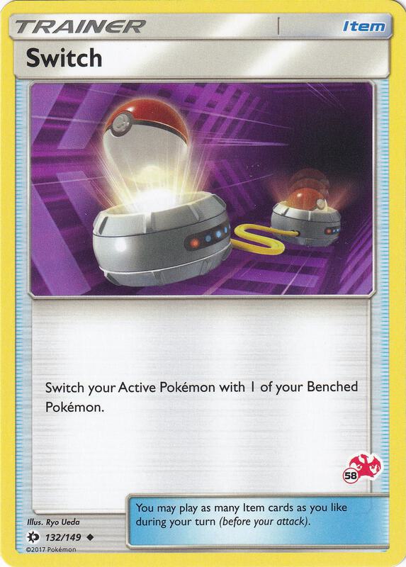 Switch Pokemon card from Battle Academy