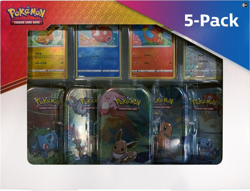 Kanto Friends Mini Tins 5-Pack Pokemon card from Miscellaneous Cards & Products