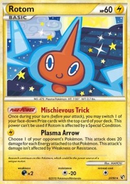 Rotom Pokemon card from Undaunted