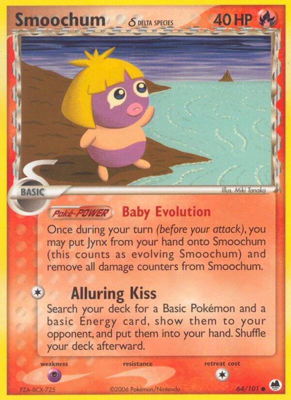 Smoochum (Delta Species) Pokemon card from Dragon Frontiers