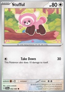 Stufful Pokemon card from Shrouded Fable