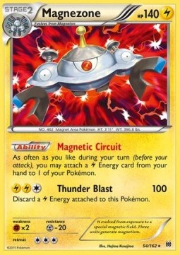 Magnezone Pokemon card from BREAKthrough