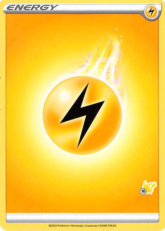 Lightning Energy (#10 Pikachu Stamped) Pokemon card from Battle Academy 2022