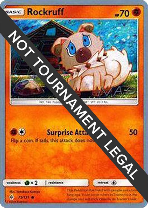Rockruff - 2018 (Naohito Inoue) Pokemon card from World Championship Decks