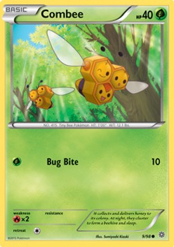 Combee Pokemon card from Ancient Origins