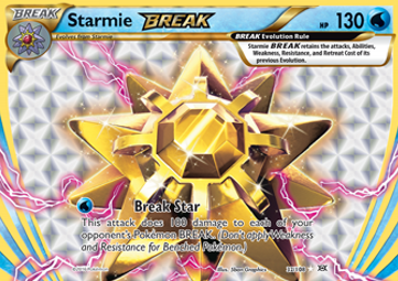 Starmie BREAK Pokemon card from Evolutions