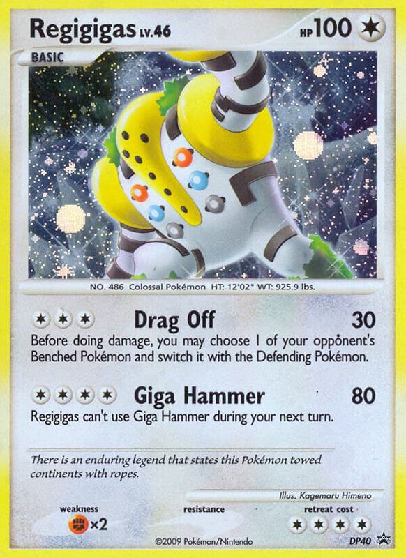 Regigigas - DP40 Pokemon card from Diamond and Pearl Promos