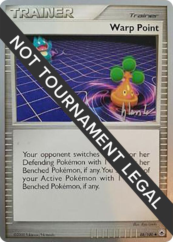 Warp Point - 2008 (Dylan Lefavour) Pokemon card from World Championship Decks