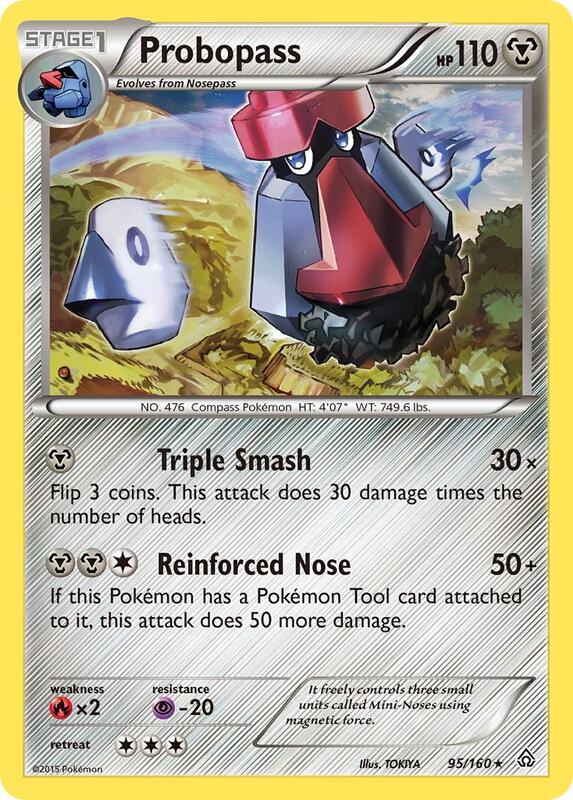 Probopass Pokemon card from XY - Primal Clash