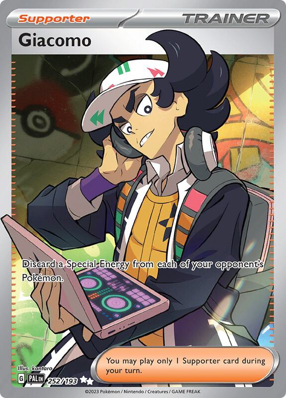 Giacomo Pokemon card from SV02: Paldea Evolved