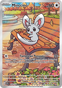 Minccino Pokemon card from Black White IDTH