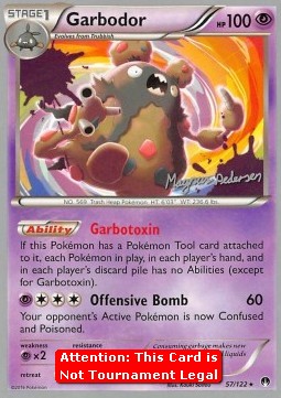 Garbodor Pokemon card from BREAKpoint