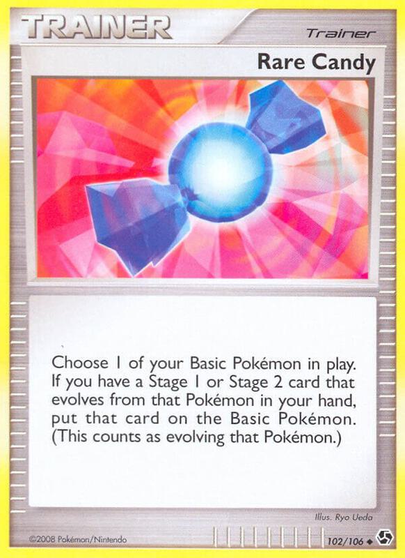 Rare Candy Pokemon card from Great Encounters