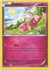 Flabebe Pokemon card from XY - BREAKthrough