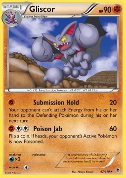 Gliscor Pokemon card from Phantom Forces
