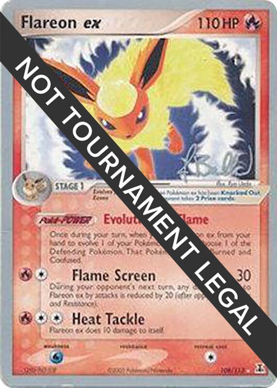 Flareon ex - 2006 (Jimmy Ballard) Pokemon card from World Championship Decks