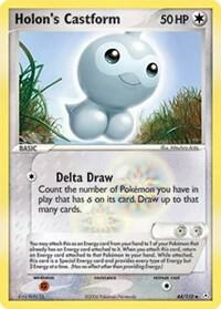 Holon's Castform Pokemon card from Holon Phantoms