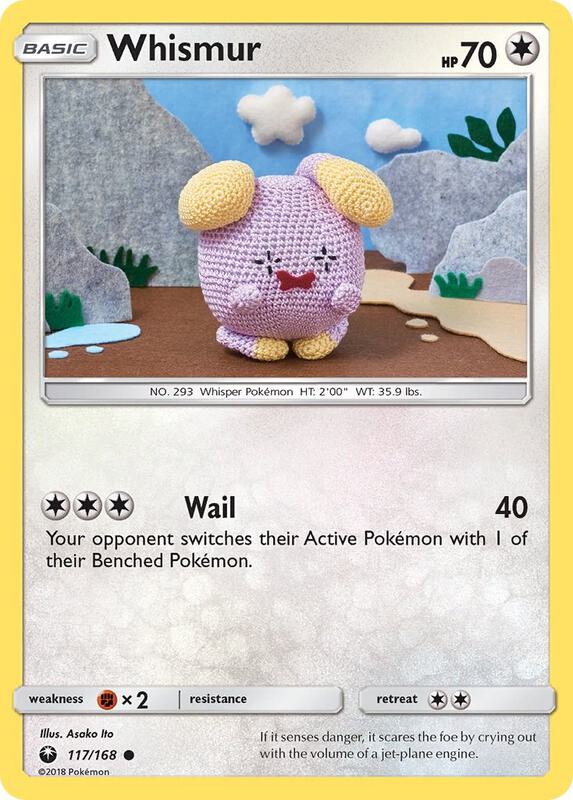 Whismur (117) Pokemon card from SM - Celestial Storm