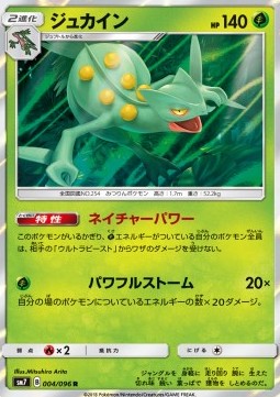 Sceptile Pokemon card from Sky Splitting Charisma