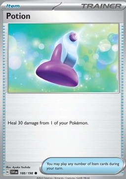 Potion Pokemon card from Scarlet Violet