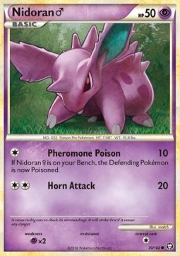 Nidoran [M] Pokemon card from Triumphant