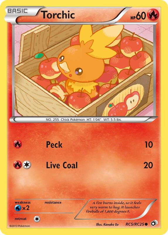 Torchic Pokemon card from Legendary Treasures: Radiant Collection