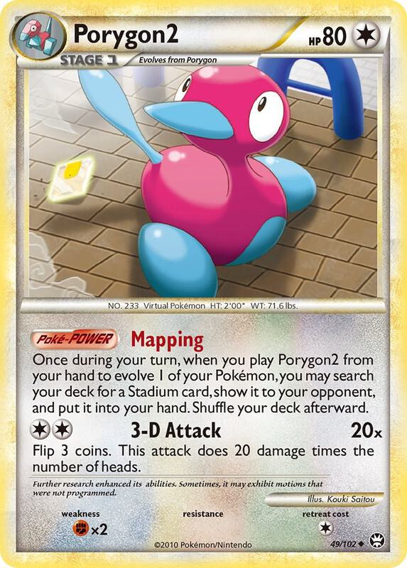 Porygon2 Pokemon card from Triumphant