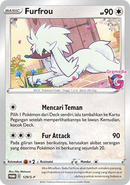 Furfrou (S-P/ID 129) Sword & Shield Indonesian Promos ID
