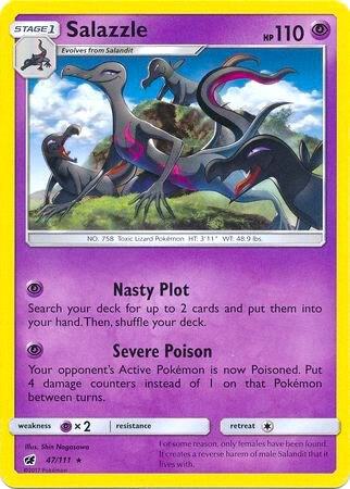 Salazzle Pokemon card from Deck Exclusives