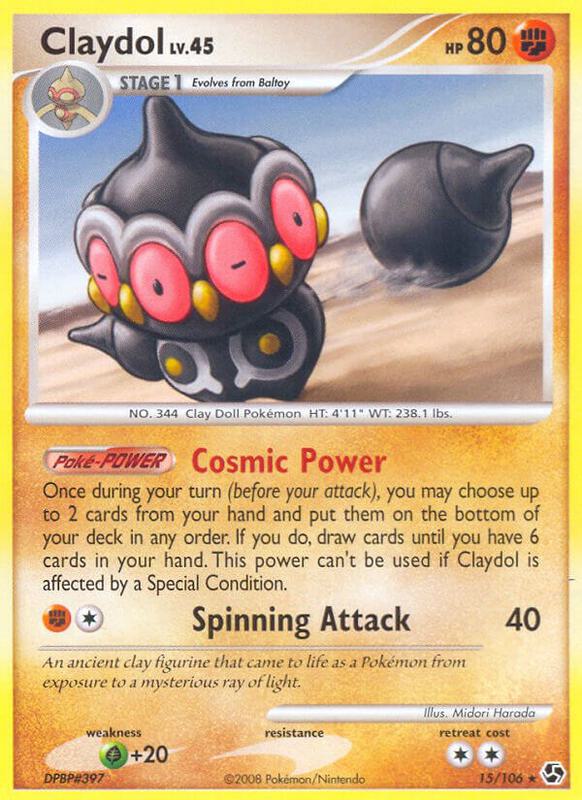 Claydol Pokemon card from Great Encounters