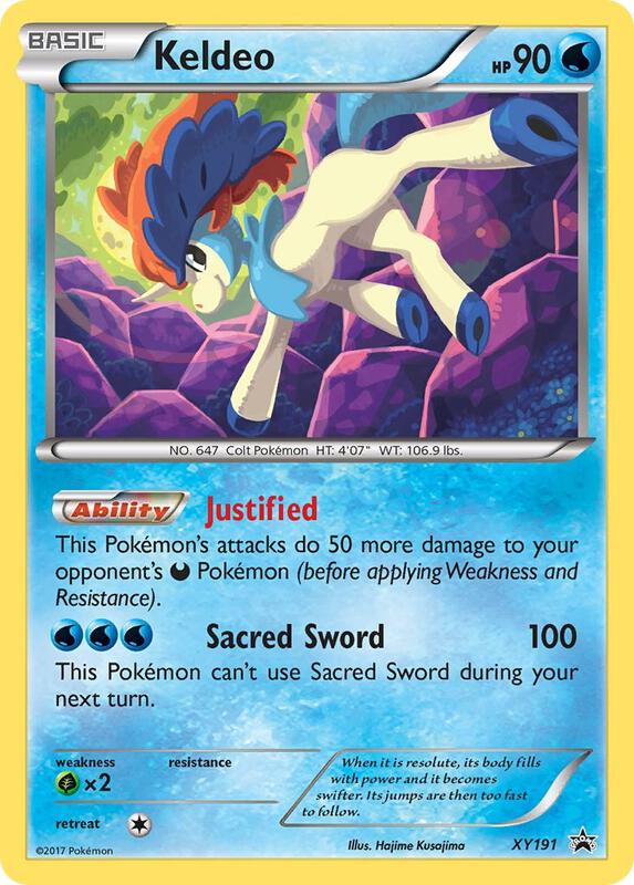 Keldeo - XY191 Pokemon card from XY Promos