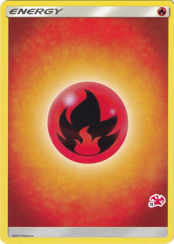 Fire Energy (#11 Charizard Stamped) Pokemon card from Battle Academy
